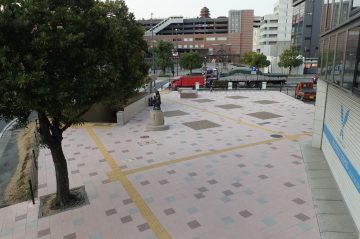 市道中央通り線歩道修景整備(１工区)工事（大分市中央町）