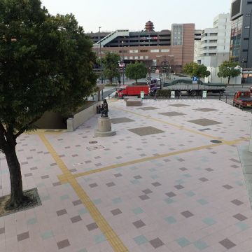 市道中央通り線歩道修景整備(１工区)工事（大分市中央町）
